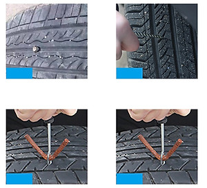 Bộ Dụng Cụ Vá Xe Không Ruột - Bộ Sửa Chữa Vá Xăm Xe Đạp, Xe Máy Tiện Dụng - Hàng Nhập Khẩu