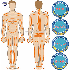 COMBO 2 Dụng Cụ chuyên dụng Mát xa ngón tay, cạo gió ấn huyệt bằng Gỗ Bách Xanh hình cá mập (MH876) Chăm sóc sức khỏe