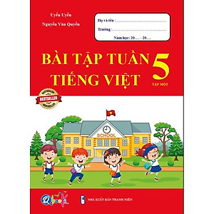 Sách - Combo Bài Tập Tuần và Đề Kiểm Tra Lớp 5 - Môn Toán và Tiếng Việt Học Kì 1 (4 cuốn)
