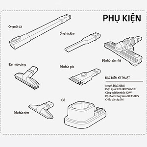 Máy Hút Bụi Lock&Lock ENV336BLK (400W) - Hàng Chính Hãng