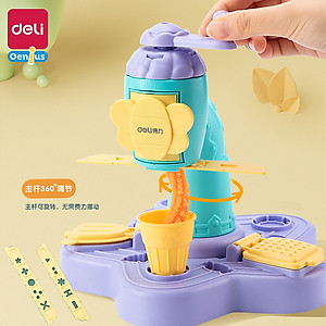 Đất Nặn Làm Bếp Làm Kem Mì Cùng Bé Khuôn Và Máy Thủ Công Deli - Đồ Chơi Giáo Dục Nhập Vai Thông Minh Cho Bé - 67801 67802 67805 YC