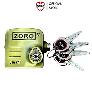 Ổ khóa chụp bát cửa ZORO chống cắt toàn diện phiên bản mới - chống gỉ kháng nước - chìa xe hơi