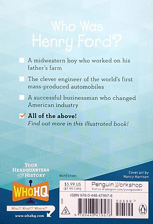 Sách Who Was Henry Ford?