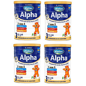 Sữa Bột Vinamilk Dielac Alpha Step 3 Hộp Thiếc (1500g)