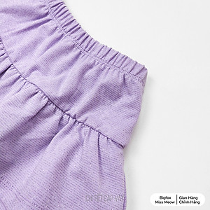 Chân váy cho bé gái Bigfox Miss Meow size đại, chân váy 2 lớp cotton dày dặn size trẻ em 3,4,5..,10,11 tuổi
