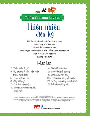 Sách Thế Giới Trong Tay Em - Thiên Nhiên Diệu Kỳ