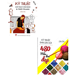 Sách Kỹ Thuật Đan Len Sợi - 480 Mẫu Đan Đẹp