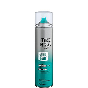 Keo xịt tóc cực kỳ giữ nếp cấp độ 6 HARD HEAD TRAVEL SIZE 385ml [ THẾ HỆ MỚI TIGI ]- Chính Hãng