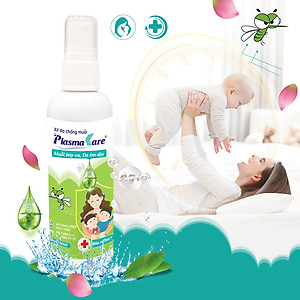 XỊT DA CHỐNG MUỖI PLASMAKARE 100ml xua đuổi Muỗl, xẹp vết đốt, Viện Sốt rét - KST -Côn trùng TƯ đã chứng nhận hiệu quả