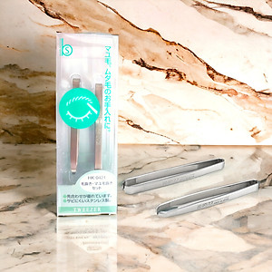 Nhíp Nhổ Lông Mày Làm Từ Thép Không Gỉ Kai 000HK0421 (Set 2 cây)