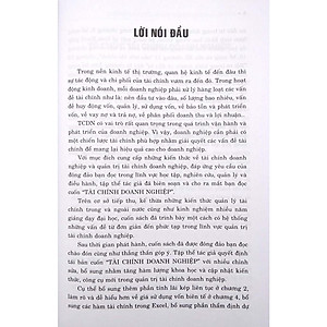 TÀI CHÍNH DOANH NGHIỆP TBL2