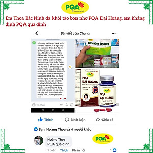 Đại Hoàng PQA Hỗ Trợ Nhuận Tràng, Thông Tiện, Giảm Táo Bón Dùng Cho Người Ít Ăn Rau Hộp 30 Viên