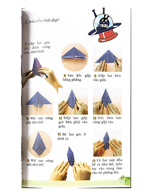 Origami - Trò Chơi Gấp Giấy Dành Cho Trẻ Em Tập 1 (Tái Bản) - Vanlangbooks