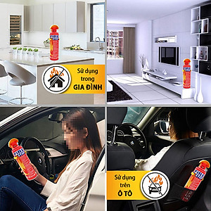 Bình chữa cháy Mini cho ô tô FMS-25 1000ml
