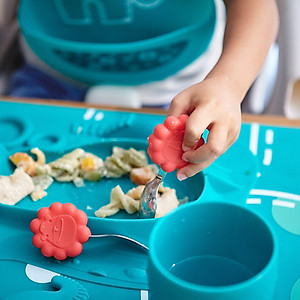 Bộ thìa nĩa tập ăn cho bé Palm Grasp Marcus & Marcus, từ 18 tháng