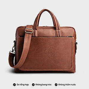 Cặp Công Sở Lata ( Thời trang nam basic đựng laptop 15 inch - Cặp da CA21 )