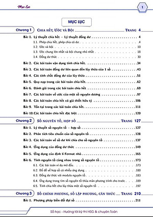 Sách - Một Số Chủ Đề Số Học Hướng Tới Kỳ Thi HSG và Chuyên Toán