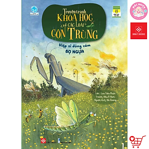 Sách - Truyện Tranh Khoa Học Về Các Loài Côn Trùng - Đom Đóm, Bọ Ngựa, Ve Sầu Và Sâu Bắp Cải - Đinh Tị Books