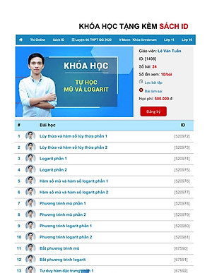 Tự Học Mũ - Logarit