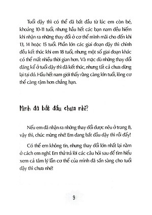 Sách Tuổi Dậy Thì - Từ “Cậu Bé” Đến “Anh Chàng"