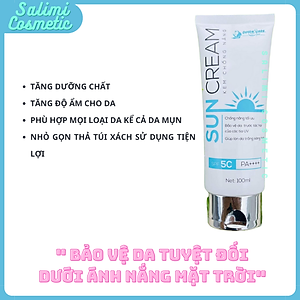 Kem Chống Nắng SUN CREAM 100ml, Chống Tia Cực Tím SPF 50+, Tăng Độ Ẩm & Dưỡng Chất Cho Da, Bảo Vệ Da Khỏi Tác Hại Bên Ngoài