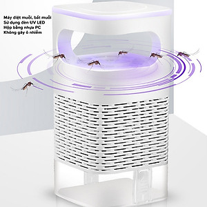 [Loại 1 - có Khay ] Máy bắt muỗi diệt côn trùng thông minh, Đèn bắt muỗi kiêm đèn ngủ có cổng sạc USB  - Hãng miDoctor