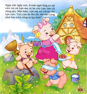 Sách Ngày Xửa Ngày Xưa - Ba Chú Lợn Con