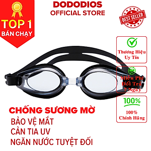 Kính bơi chống sương mờ, chống UV, dây được làm 100% silicone mềm mại, thiết kế không trơn trượt, độ co giãn, độ bền thách thức thời gian, dành cho vận động viên chuyên nghiệp, kính bơi cận thị có độ - Chính hãng DODODIOS