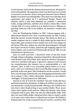 One Up On Wall Street: How To Use What You Already Know To Make Money In The Market