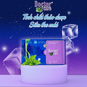 Băng vệ sinh ban đêm Doctor Care chiết suất thảo dược 33.8cm the mát sảng khoái
