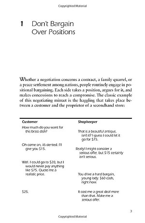 Sách Getting to Yes: Negotiating an agreement without giving in
