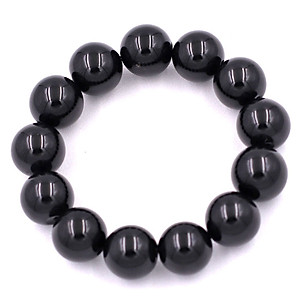 Vòng tay chuỗi hạt đá thạch anh Đen 16 ly 13 hạt