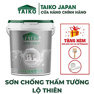 18 Kg Sơn Chống Thấm TAIKOMI KB3 - Chuyên Chống Thấm Tường Nhà / Hiệu Ứng Cánh Sen Kháng Nước
