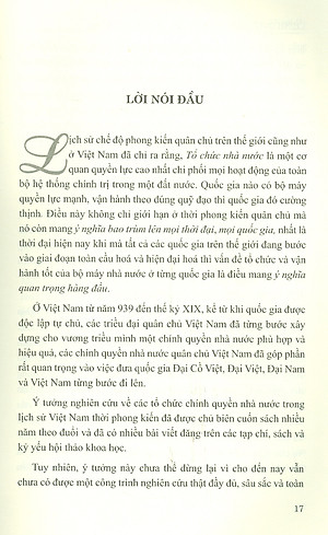 Chính Quyền Nhà Nước Trong Lịch Sử Việt Nam Trong Lịch Sử Việt Nam (1527-1802) (Tái bản có sửa chữa)