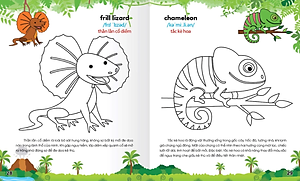 Colouring 365 Ngày Tô Màu - Khám Phá Thế Giới Phát Triển Trí Tuệ - Cuốn 2: Động Vật Hoang Dã, Khủng Long, Bò Sát, Côn Trùng