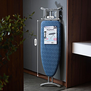 Bàn để ủi, cầu là quần áo dạng đứng LEBENLANG LBB363, khung bằng thép tặng tấm lót thay thế - hàng chính hãng 