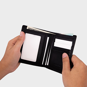 Ví nam da bò Trita ( Thời trang nam gấp 2 tiện dụng - Ví da RVN001 )