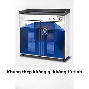 Máy Sấy Bát Đĩa Khử Khuẩn 350L, Tủ Sấy Chén Đĩa 2 Cánh Có Ngăn Kéo