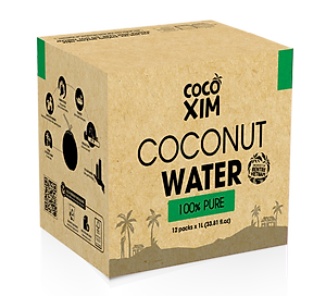 Thùng 12 Hộp Nước Dừa Cocoxim Xanh (1000ml x12 Hộp)