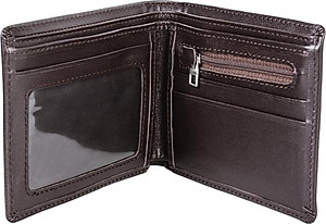 Ví Nam Da Bò Huy Hoàng HT2103 (12.5 x 9.5 cm) - Nâu