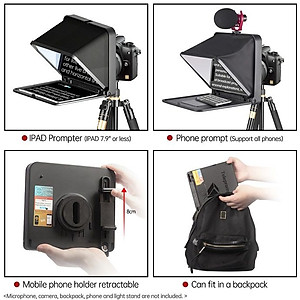 Máy nhắc chữ Teleprompter TC7 Lensgo Hàng Chính Hãng