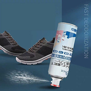 Bình Xịt Khử Mùi Giày Dép, Mũ Bảo Hiểm Tủ Quần Áo, Chai Xịt Khử Mùi Nano Bạc Ngăn Ngừa Hôi Chân Hiệu Quả Tức Thì Dung Tích 260ML
