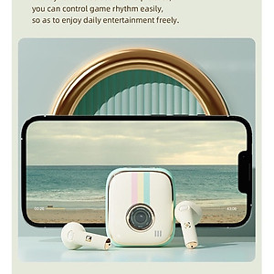 Tai nghe bluetooth Rock Retro nghe nhạc liên tục 12h - Hàng chính hãng bảo hành 1 năm