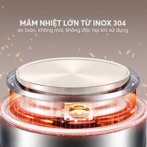 Ấm đun pha trà đa năng 1.6L Elmich KEE-9146, 8 chương trình đun nấu - Hàng chính hãng