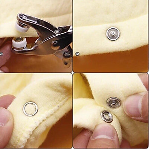 BỘ KÌM BẤM KHUY ÁO KÈM 100 CÚC BẤM TIỆN DỤNG - HÀNG NHẬP KHẨU