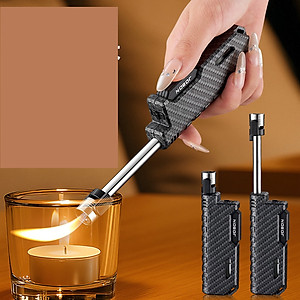 Vỏ hộp quẹt bật lửa ngọn ZB-196A có ô quan sát dung lượng ga, đầu thu ngắn kéo dài linh hoạt