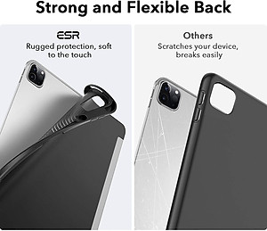 Bao Da Dành Cho iPad Pro 11 inch 2021/2022 và iPad Pro 12.9 inch 2021/2022 ESR Rebound Pencil Holder (Có khe cắm bút Apple Pencil) - Hàng Nhập Khẩu