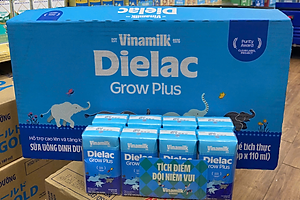 Thùng 48 Hộp Sữa Bột Pha Sẵn Vinamilk Dielac Grow Plus - Đỏ 110ml