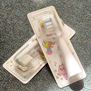 Bàn chải điện sóng âm cho bé Pororo Kids Hàn Quốc loại bỏ mảng bám trên răng hiệu quả