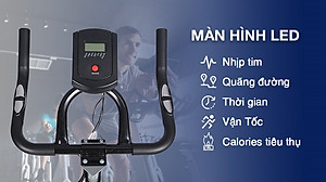 Xe đạp tập thể dục spining Airbike Sport - Hàng chính hãng